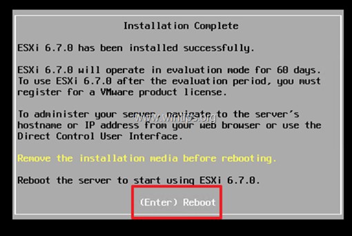 베어메탈 서버에 vSphere ESXi 6.7을 설치하는 방법.