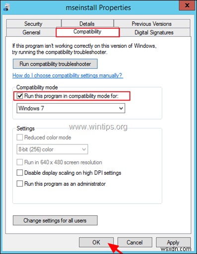 Server 2012/2012R2에 Microsoft Security Essentials를 설치하는 방법.