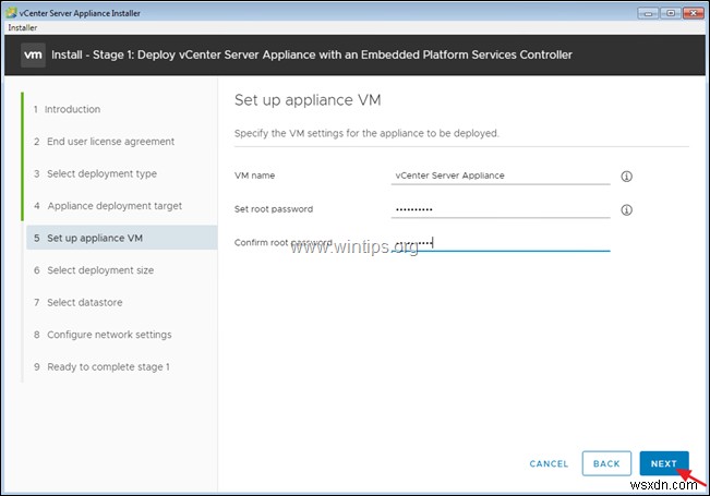 VMware vSphere Hypervisor ESXi 6.7에 VCenter Server Appliance를 설치하는 방법