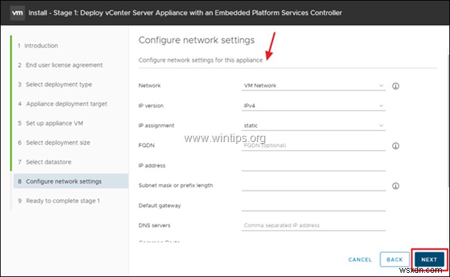 VMware vSphere Hypervisor ESXi 6.7에 VCenter Server Appliance를 설치하는 방법