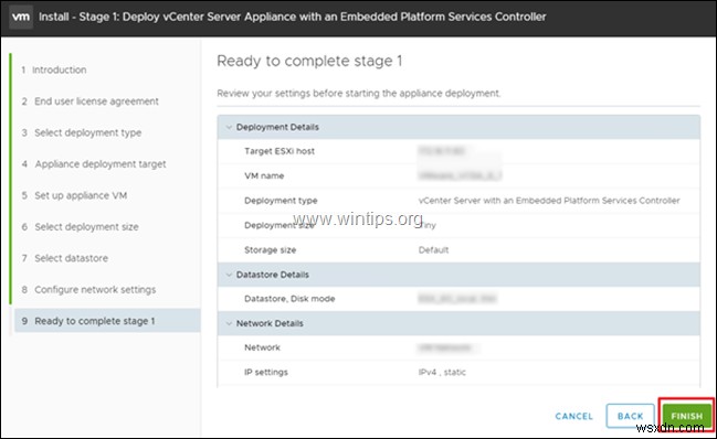 VMware vSphere Hypervisor ESXi 6.7에 VCenter Server Appliance를 설치하는 방법