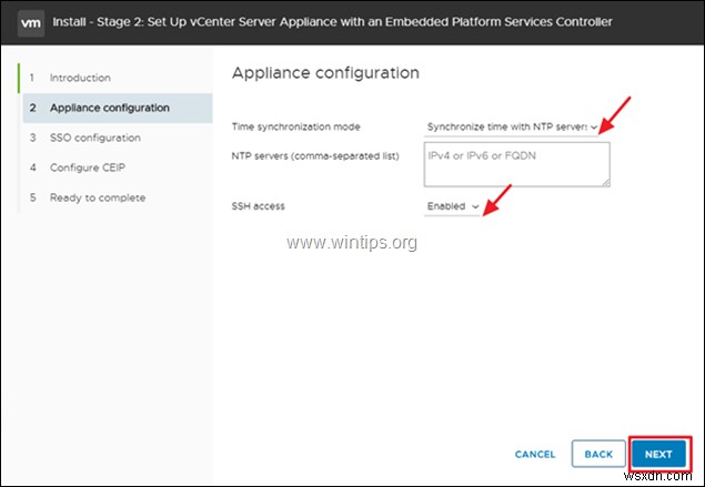 VMware vSphere Hypervisor ESXi 6.7에 VCenter Server Appliance를 설치하는 방법