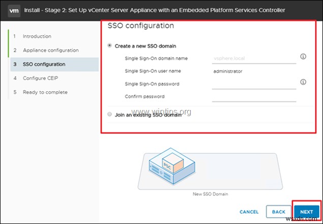 VMware vSphere Hypervisor ESXi 6.7에 VCenter Server Appliance를 설치하는 방법