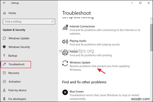 FIX:Windows 10 2004 업데이트 설치 실패(해결됨)