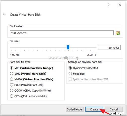 VirtualBox에 VMware ESXi를 설치하는 방법.