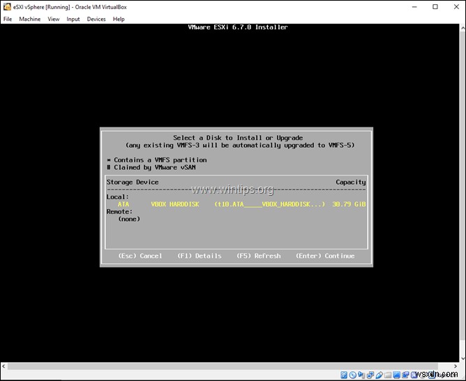 VirtualBox에 VMware ESXi를 설치하는 방법.