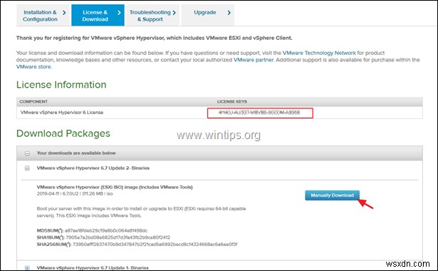 VMware Workstation 15에 vSphere ESXi 6.7을 설치하는 방법.