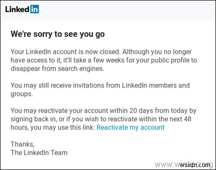 LinkedIn 계정을 영구적으로 삭제하는 방법.