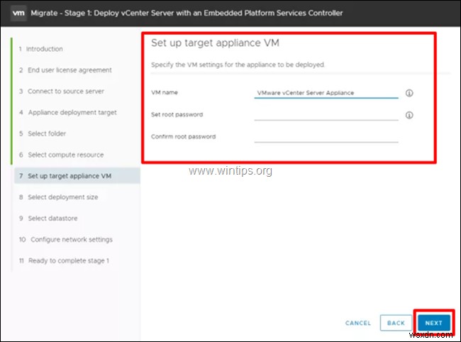 Windows의 VMware vCenter Server를 VCSA 6.7로 마이그레이션하는 방법