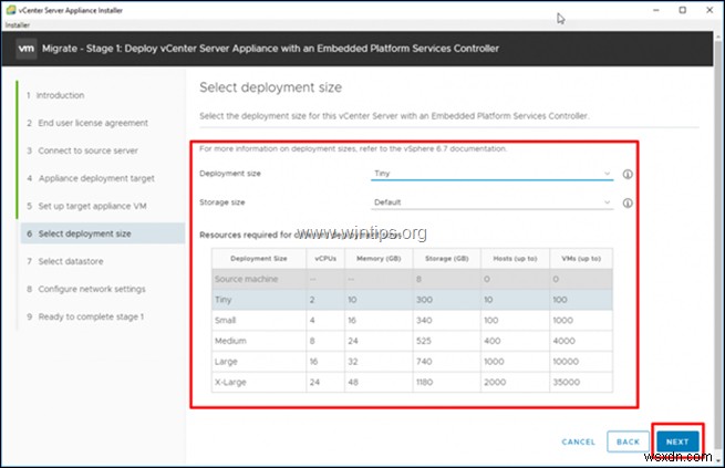 Windows의 VMware vCenter Server를 VCSA 6.7로 마이그레이션하는 방법