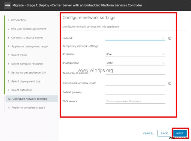 Windows의 VMware vCenter Server를 VCSA 6.7로 마이그레이션하는 방법