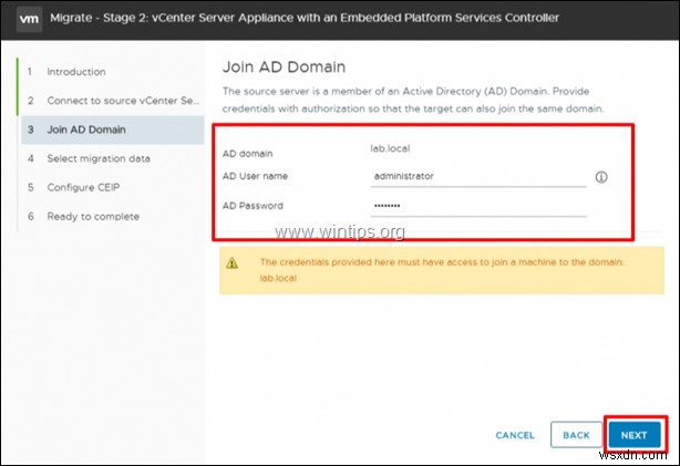 Windows의 VMware vCenter Server를 VCSA 6.7로 마이그레이션하는 방법