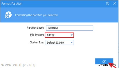 드라이브 또는 SD 카드를 FAT32로 포맷하는 방법.