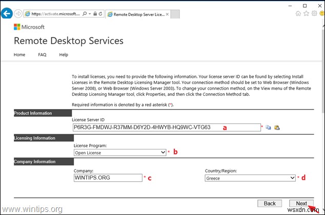 FIX:Microsoft에 제공된 라이선스 계약 데이터는 RDS Server 2016 또는 2019(해결됨)에서 유효하지 않습니다.