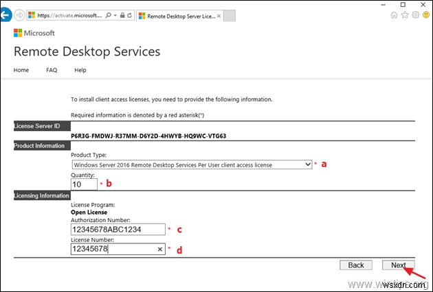 FIX:Microsoft에 제공된 라이선스 계약 데이터는 RDS Server 2016 또는 2019(해결됨)에서 유효하지 않습니다.