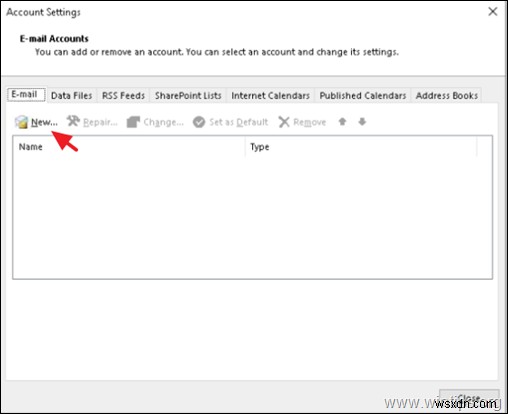 Outlook 2016/2019에서 Exchange를 수동으로 설정하는 방법.