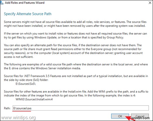 FIX:NET Framework 3.5 0xc004000d Server 2016 설치 오류. (해결됨)