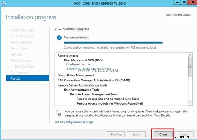 Windows Server 2016(PPTP)에서 VPN 서버를 설정하는 방법.