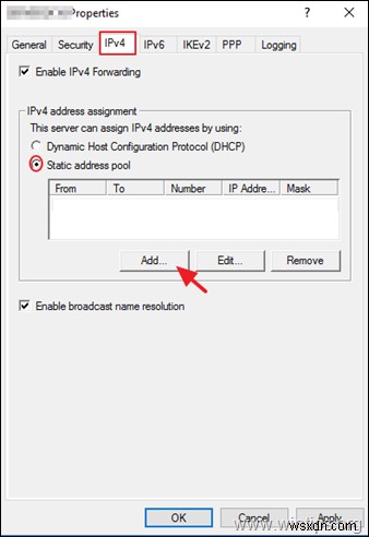 Windows Server 2016(PPTP)에서 VPN 서버를 설정하는 방법.