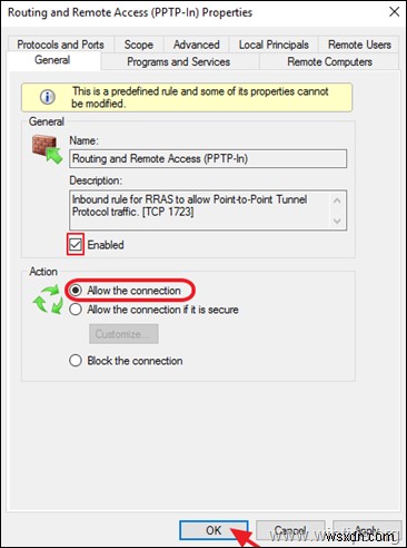 Windows Server 2016(PPTP)에서 VPN 서버를 설정하는 방법.