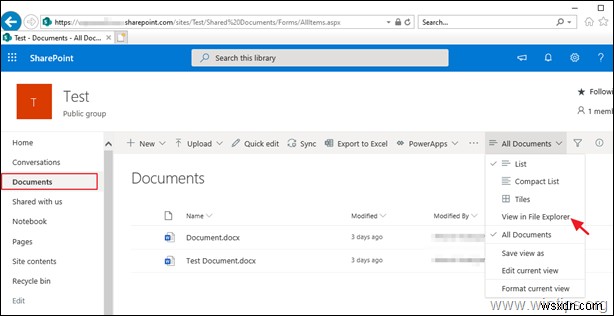 Windows의 파일 탐색기에서 SharePoint를 네트워크 드라이브로 매핑하는 방법