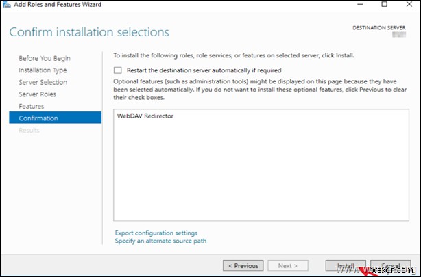 FIX:Server 2016/2012에서 WebClient 서비스가 누락되었습니다(수정 오류 0x80070043:Windows에서 SharePoint 사이트에 액세스할 수 없음). 