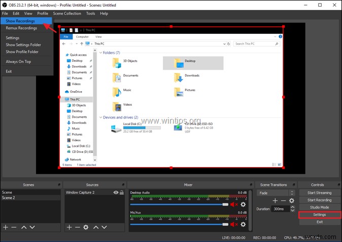 Windows 10에서 무료로 화면을 녹화하는 방법. 