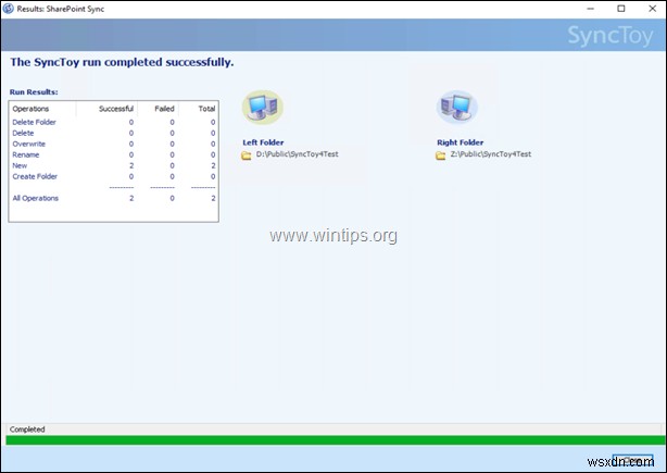 로컬 공유를 SharePoint Online과 동기화하는 방법.