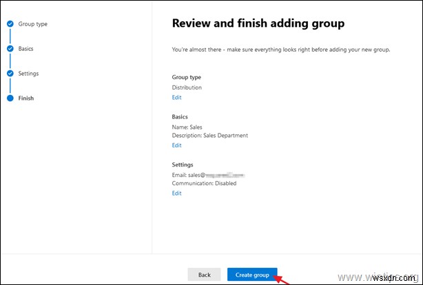 Office 365에서 메일 그룹을 만드는 방법.