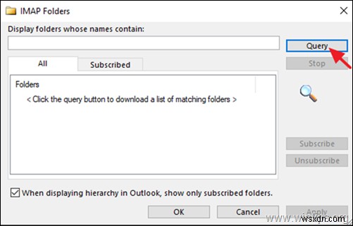 FIX:Outlook 창에 IMAP 폴더가 표시되지 않습니다. (해결됨)
