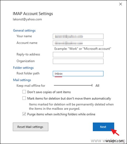 FIX:Outlook 창에 IMAP 폴더가 표시되지 않습니다. (해결됨)