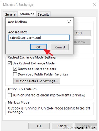 Outlook 및 Outlook Web App에서 공유 사서함을 추가하는 방법.