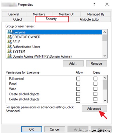 FIX:개체가 실수로 삭제되지 않도록 보호됩니다. OU를 삭제할 수 있는 충분한 권한이 없습니다(해결됨)