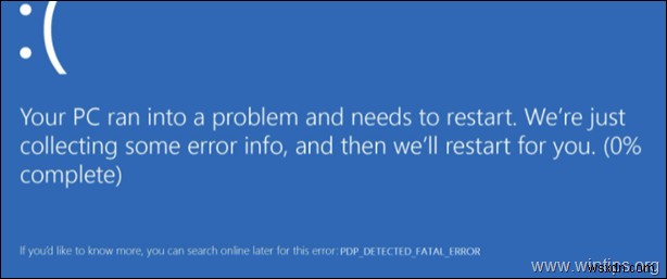 수정:Windows 10의 PNP_DETECTED_FATAL_ERROR.