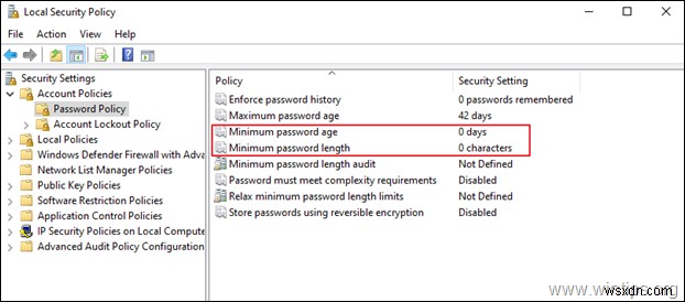 FIX:제공된 암호가 Windows 10의 암호 요구 사항을 충족하지 않음(해결됨)