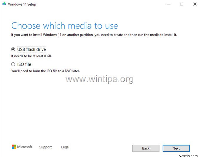 Windows 11 ISO 또는 USB를 다운로드하는 방법.