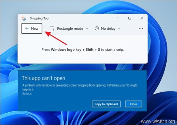 FIX:캡처 도구 오류 이 앱은 Windows 11에서 열리지 않습니다(해결됨)