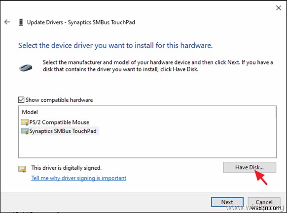 FIX:Windows 10에서 터치패드 설정이 누락되었습니다.