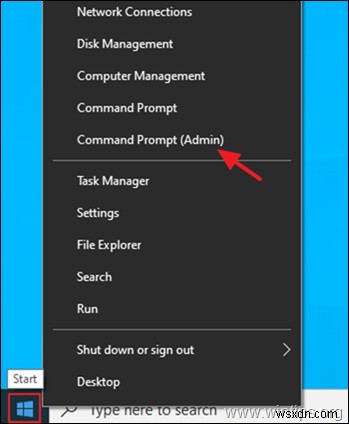 Windows 10에서 CMD를 관리자로 실행하는 방법.