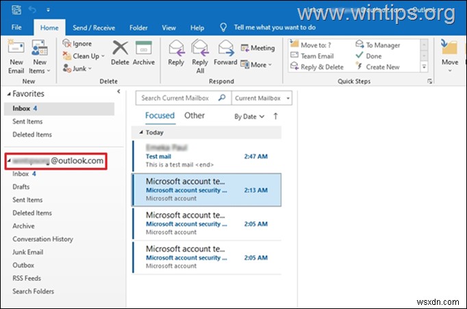 데스크톱 앱용 Outlook에서 2단계 인증으로 Outlook.com을 설정하는 방법