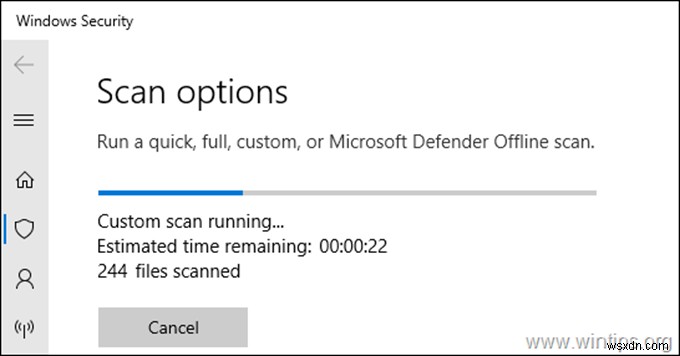Windows Defender를 사용하여 폴더, 파일 또는 전체 시스템에서 맬웨어를 검사하는 방법.