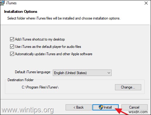 FIX:iTunes 필수 파일이 누락되어 실행할 수 없습니다. (해결됨)