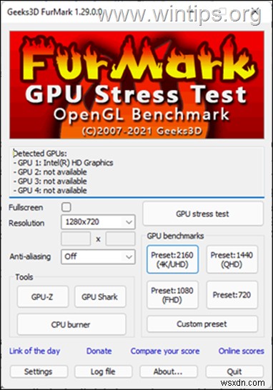 PC에서 CPU, RAM 및 GPU를 스트레스 테스트하는 방법