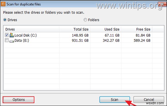 Windows에서 중복 파일을 찾는 방법.
