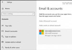 FIX:Windows 10/11에서 제거 버튼이 없기 때문에 Microsoft 계정을 제거할 수 없습니다.