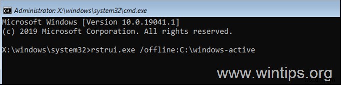 FIX:WinRE에서 시스템 복원에서 이 드라이브의 시스템 보호를 활성화해야 합니다.