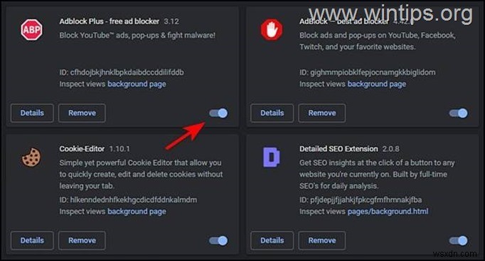 FIX:Chrome 또는 Edge의 STATUS BREAKPOINT 오류. (해결됨)