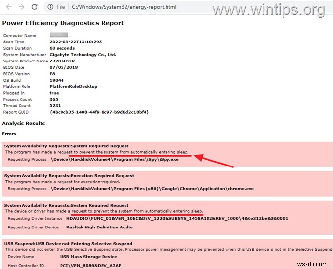 FIX:Windows 10/11이 절전 모드로 전환되지 않습니다.