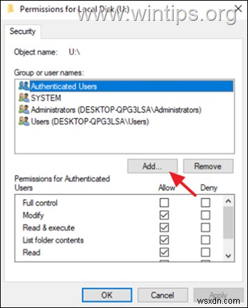 Windows 10에서 특정 사용자의 로컬 드라이브 액세스를 방지하는 방법.