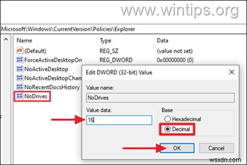 Windows 10에서 로컬 드라이브를 숨기는 방법.